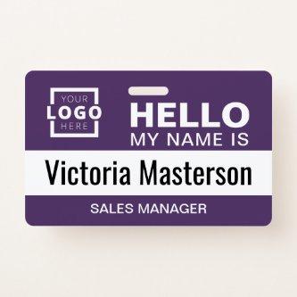 Hello My Name Is - Custom Business Employee Name Badge