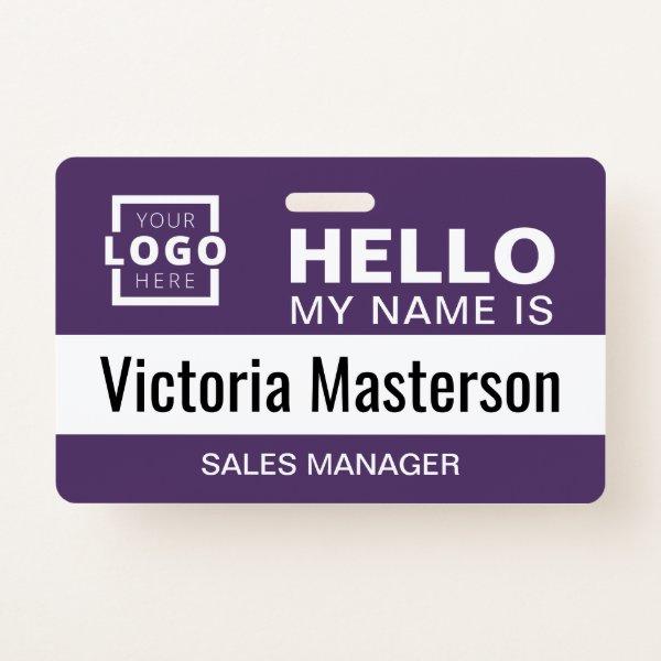 Hello My Name Is - Custom Business Employee Name Badge