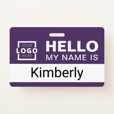 Hello My Name Is - Custom Business Employee Name Badge