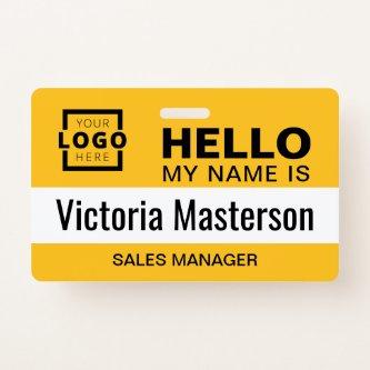 Hello My Name Is - Custom Business Employee Name Badge