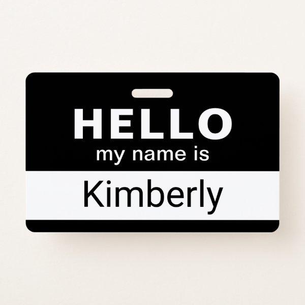 Hello My Name Is - Custom Business Employee Name Badge