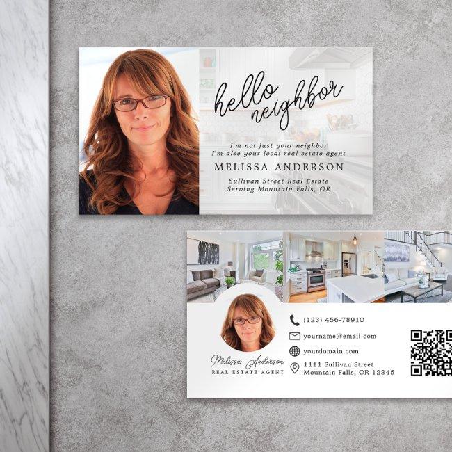 Hello Neighbor Real Estate Photo QR Code