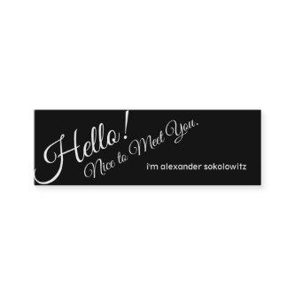 Hello! Nice to Meet You! Profile
