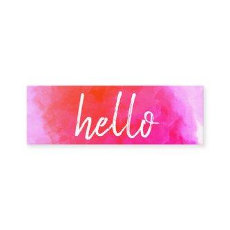 Hello Watercolor Vibrant Mini