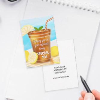 Helping You is my Special Tea Pop By Note Card