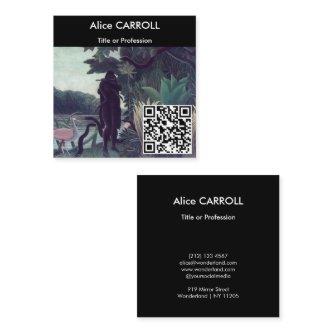 Henri Rousseau - The Snake Charmer - QR Code Square
