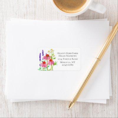 Herb Farm Chamomile Medicinal Return Address Label