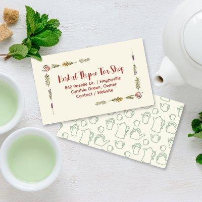 Herbal Tea Teapots Botanical