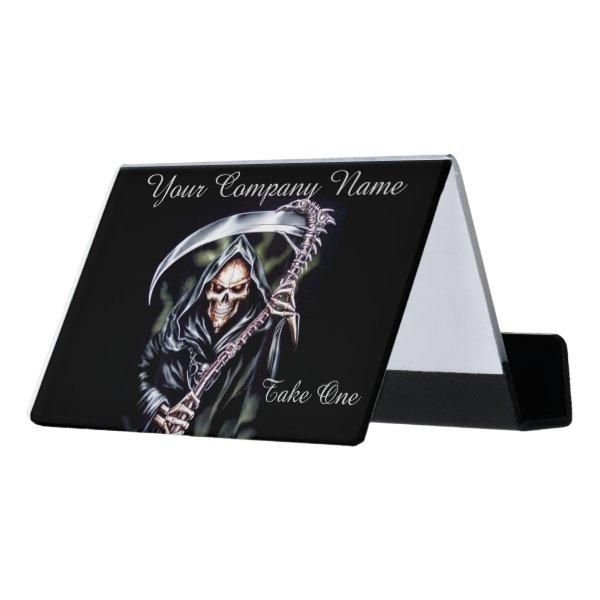 Here Comes Grim Desk  Holder