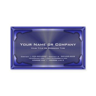 Hi Tech Faux Metallic Card Version 1 with Photo
