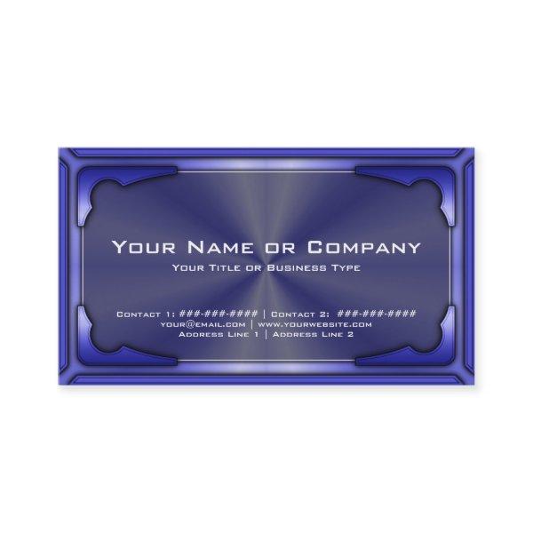 Hi Tech Faux Metallic Card Version 1 with Photo
