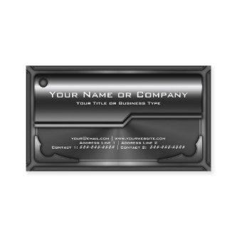 Hi Tech Faux Metallic Card Version 2 with Photo