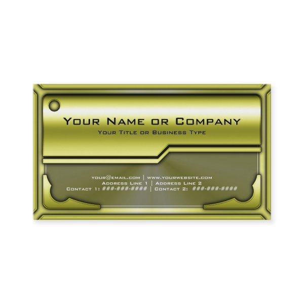 Hi Tech Faux Metallic Card Version 3 with Logo