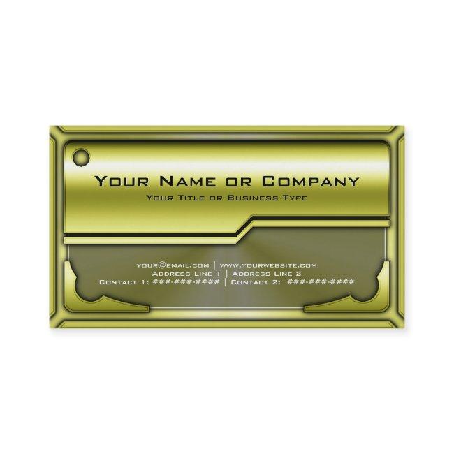 Hi Tech Faux Metallic Card Version 3 with Logo