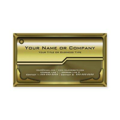 Hi Tech Faux Metallic Card Version 3 with Logo