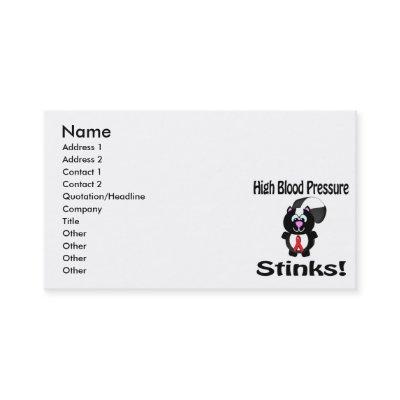 High Blood Pressure Stinks Skunk Awareness Design