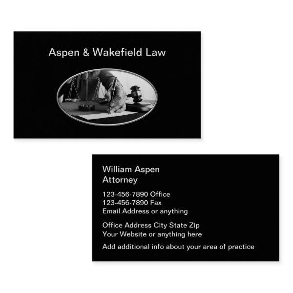 High End Attorney Jet Black