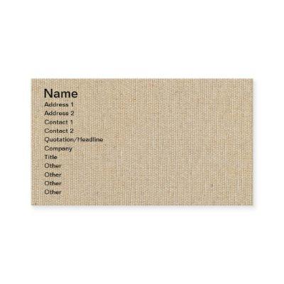 High Quality Texture Of The Cotton Canvas