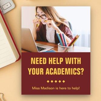 High School Tutor Flyer