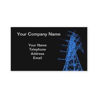 High Voltage Powermast in Blue