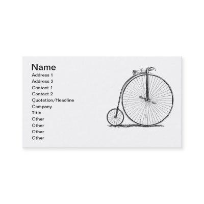 High Wheeler Bicycle Penny Farthing