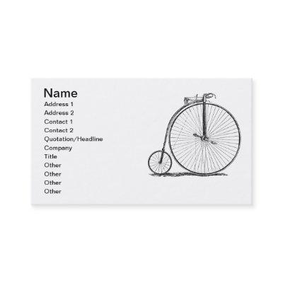 high wheeler bicycle penny farthing