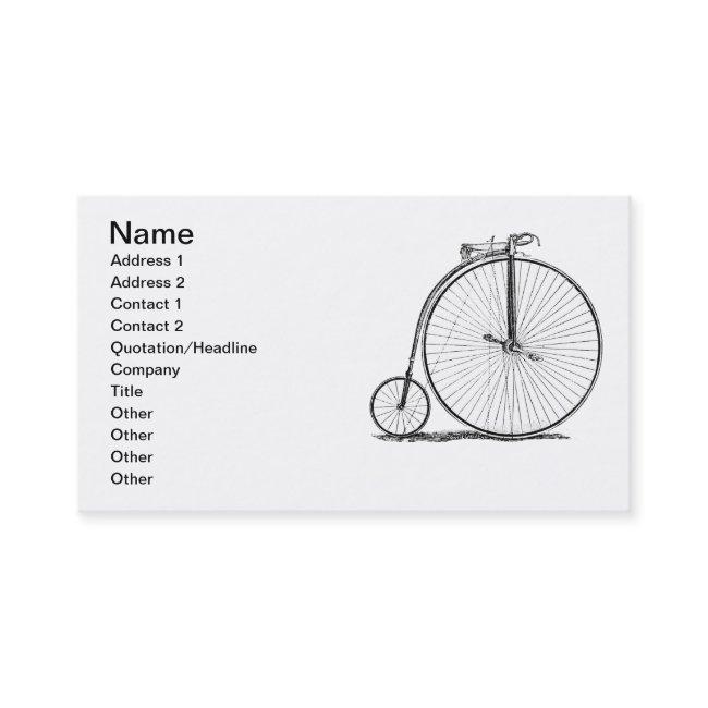 High Wheeler Bicycle Penny Farthing