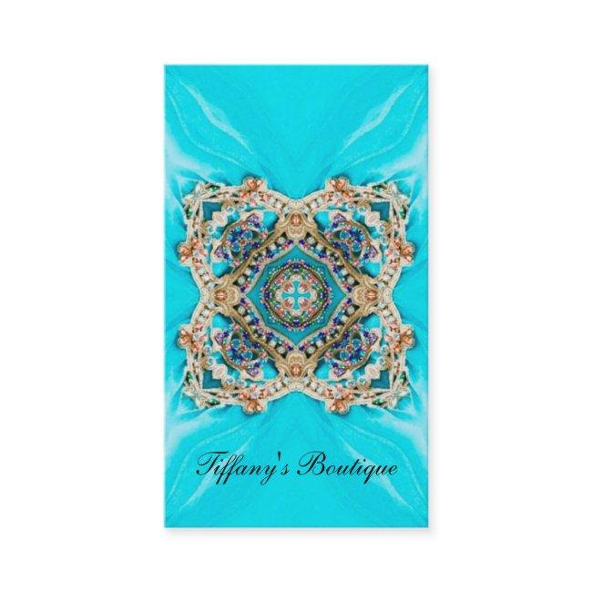 Hippie Gypsy Ethnic turquoise aqua blue bohemian