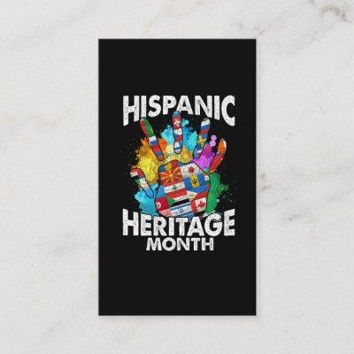 Hispanic Heritage Month Country Flags