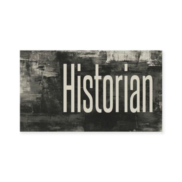 Historian Primitive Rustic