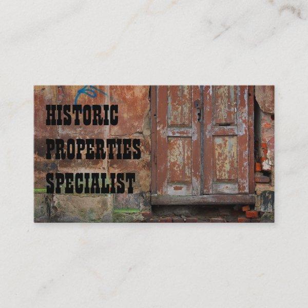 Historic Properties Specialist Vintage Real Estate
