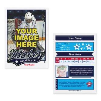 Hockey All-Star - Goalie Stats Calling Card