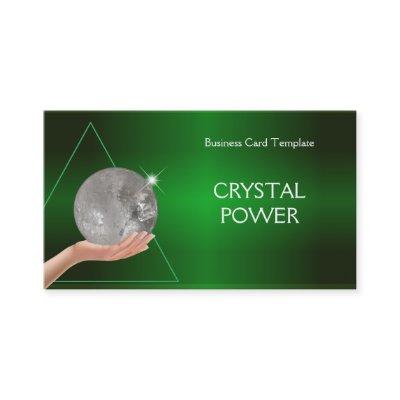 Holding Healing Crystal Ball