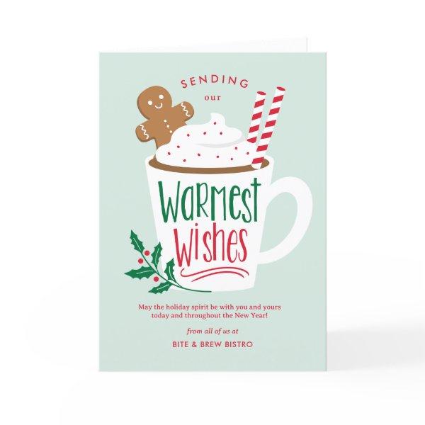 Holiday Cocoa Business Holiday Greeting Card