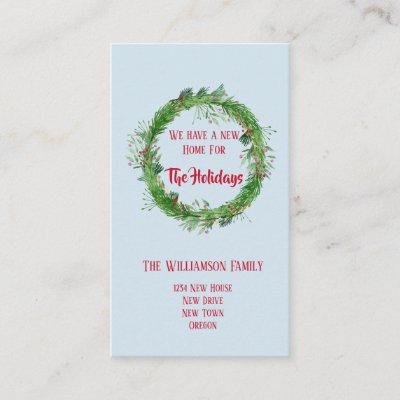 Holiday | Moving Announcement Insert Cards