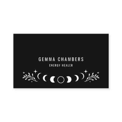 Holistic Celestial Moon Phases Black