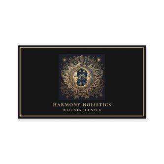 Holistic Celestial Moon Sun Gold Black
