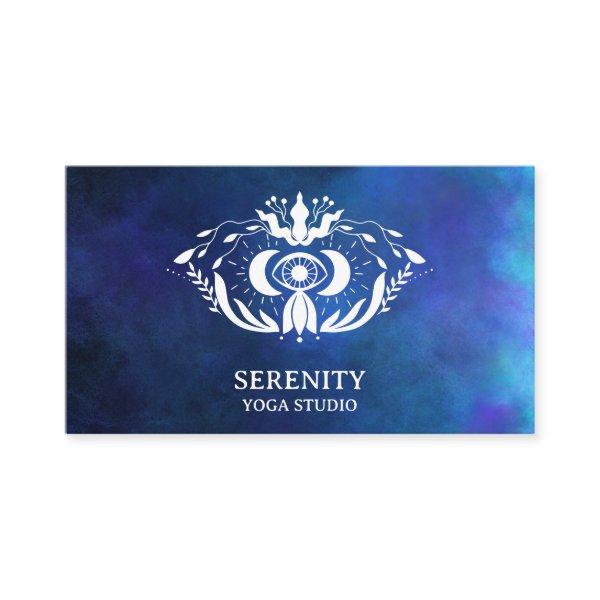 Holistic Celestial Moon Third Eye Nebula Blue Busi