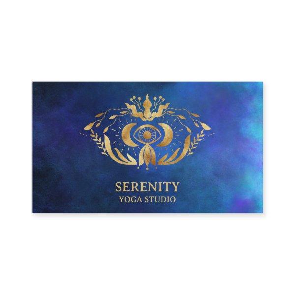 Holistic Celestial Moon Third Eye Nebula Blue
