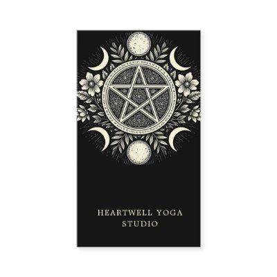 Holistic Celestial Sun Moon Black