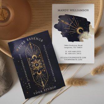 Holistic Celestial Sun & Moon Dark Ink Monogram