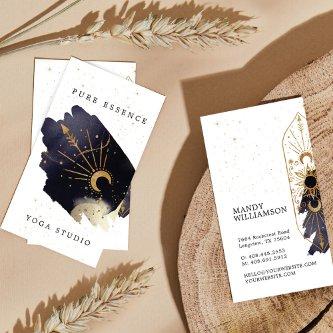 Holistic Celestial Sun & Moon Dark Ink Monogram