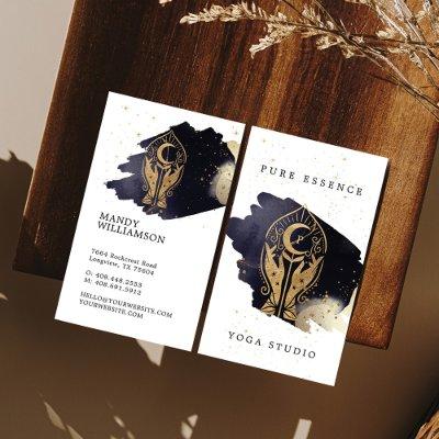 Holistic Hands Sun & Moon Dark Ink Monogram