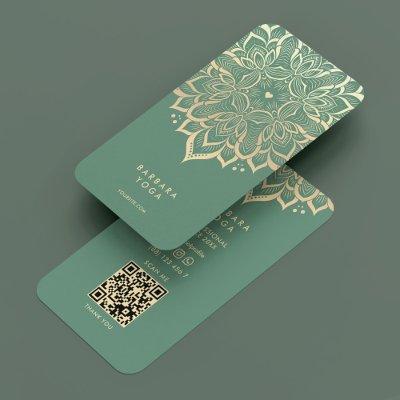 Holistic Personal Trainer Elegant Blue Mandala