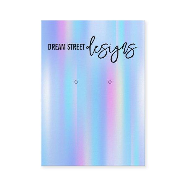 Holo Trendy Earring Display Card