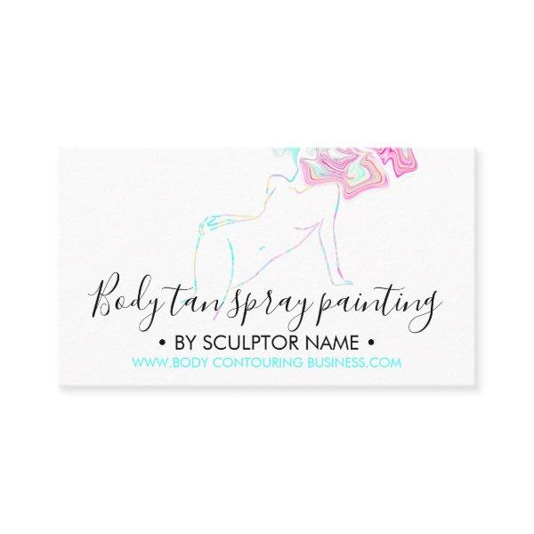 Hologram Body sculpting contouring painting