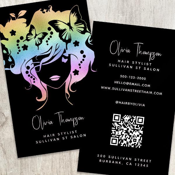 Holograph Hair Stylist QR Code