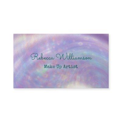 Holograph Iridescent Purple Pastel Swirl