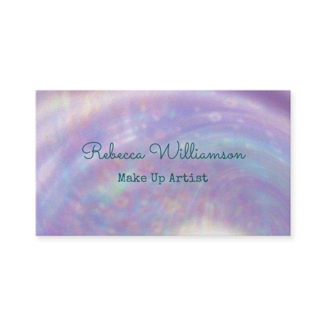 Holograph Iridescent Purple Pastel Swirl