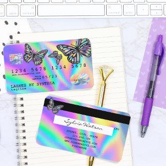 Holograph  Modern Credit Card  Monarch Butterfly